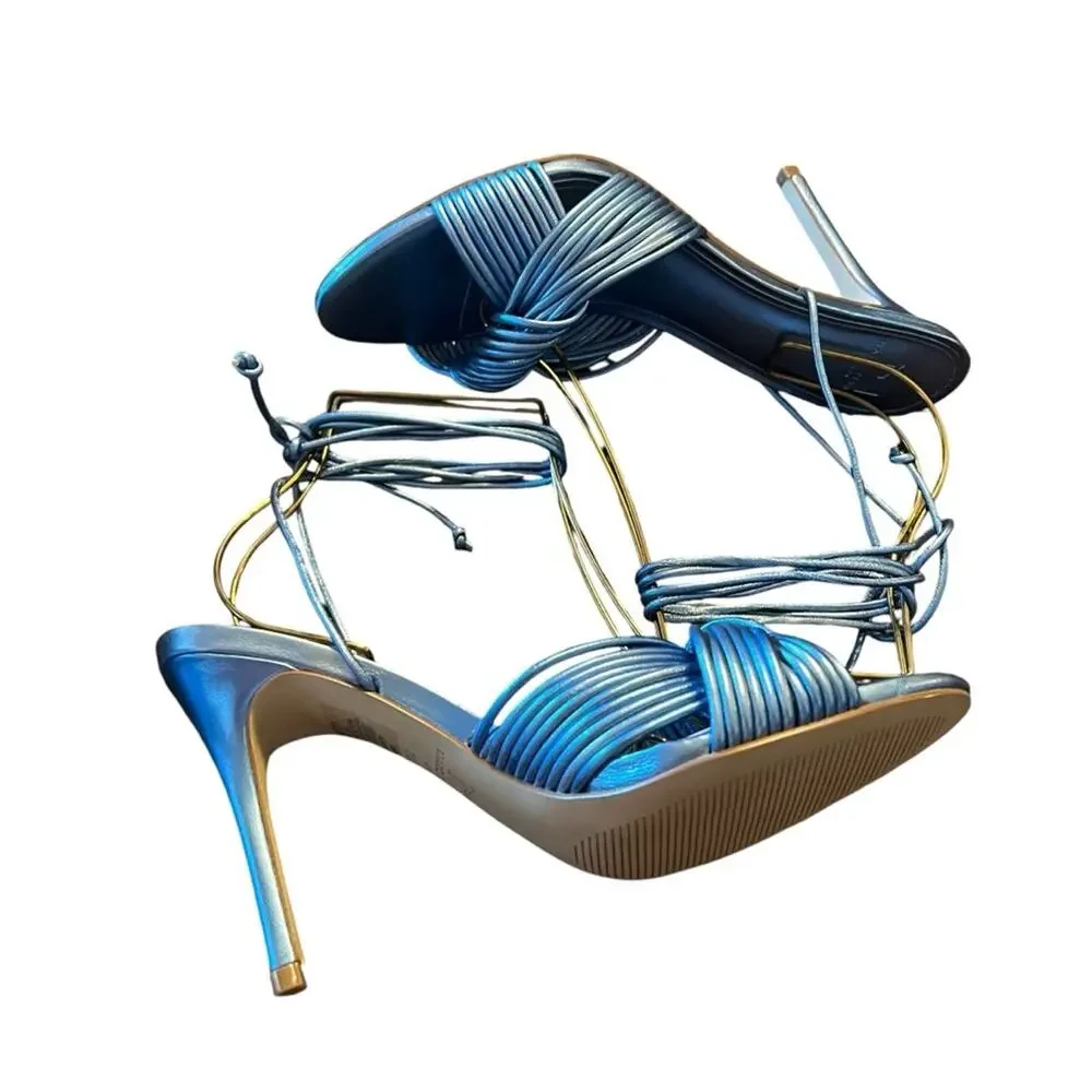 Marc Fisher Brista Ankle Tie Strap Strappy Stiletto Heels NEW Size 7.5
